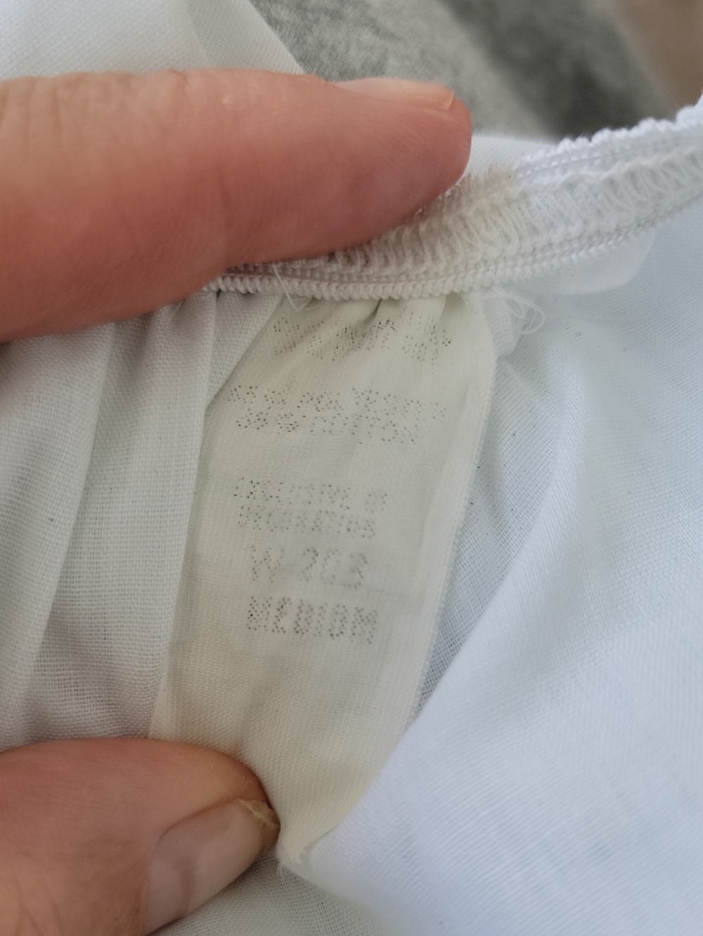 Vintage Cotton Blend White Half Slip with Lace Trim Sz M - Picture 5 of 11